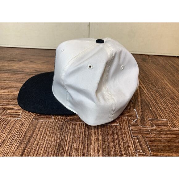 Vintage Three Stooges Snapback Hat Adjustable White Moe Larry Curley Annco 90s - Picture 7 of 8